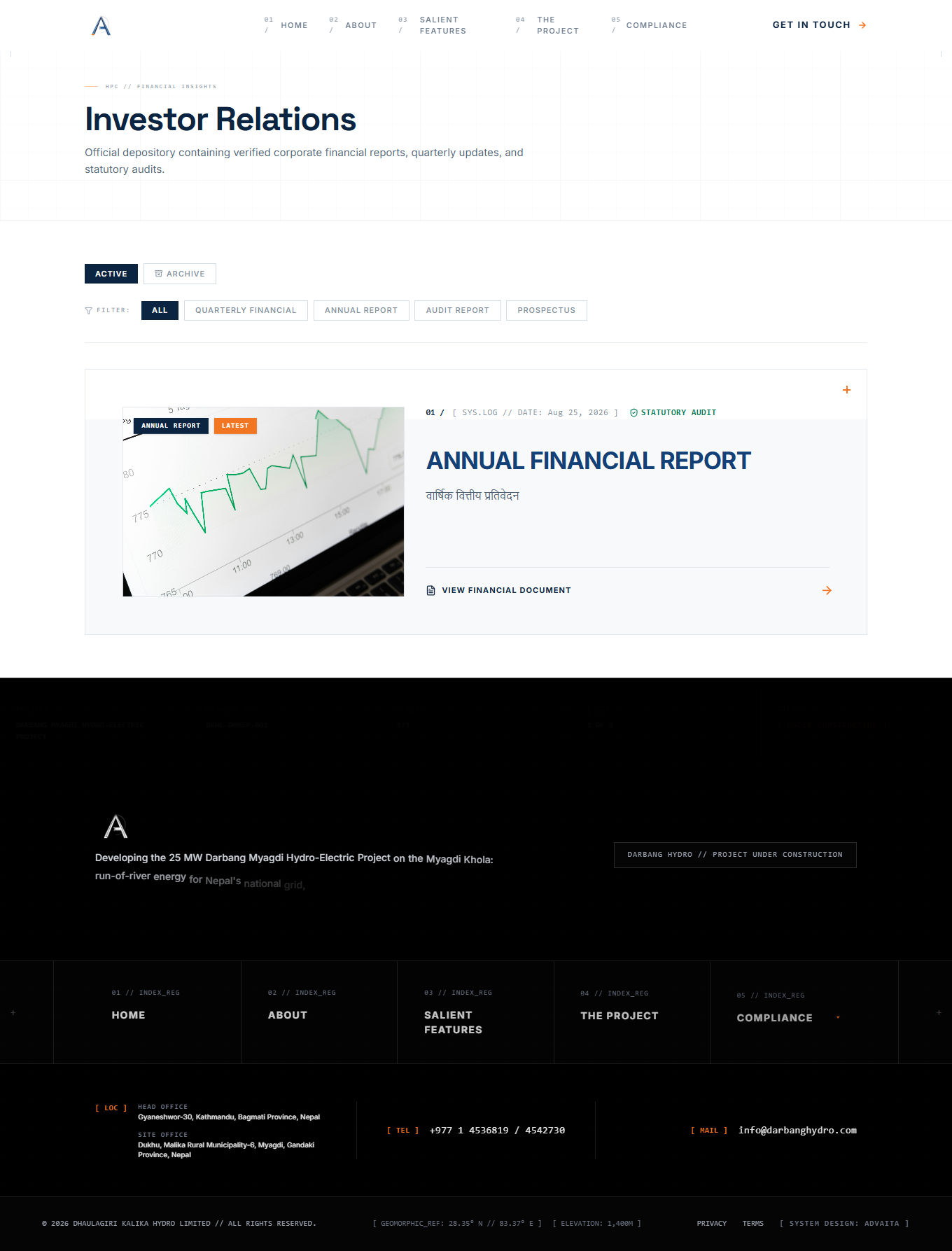 Investor Relations Repository